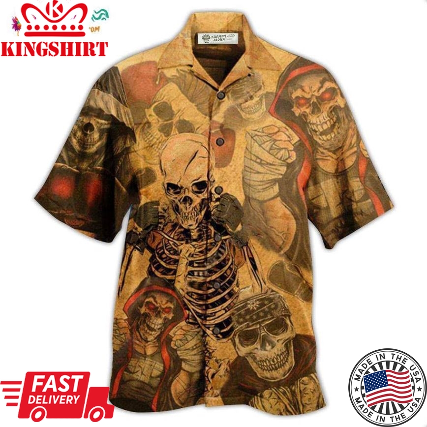 Skull Amazing Boxe Hawaiian Shirt