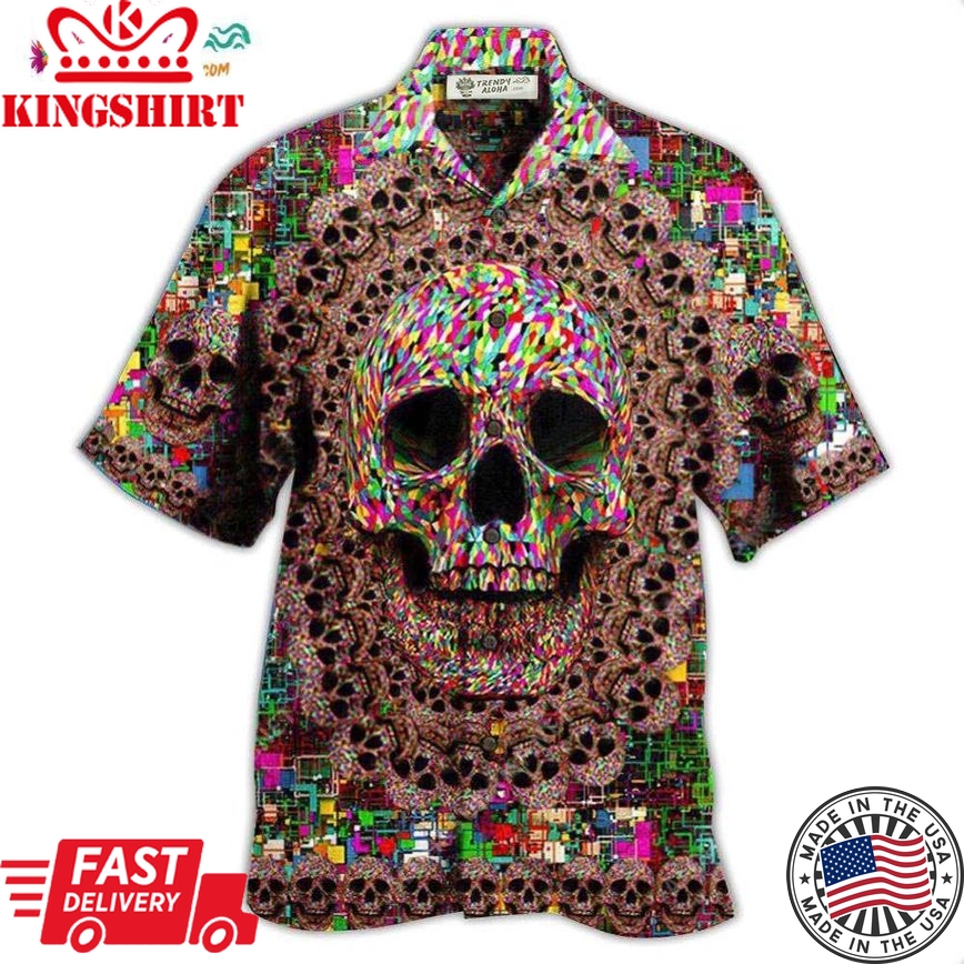 Skull Amazing Smiling Hawaiian Shirt