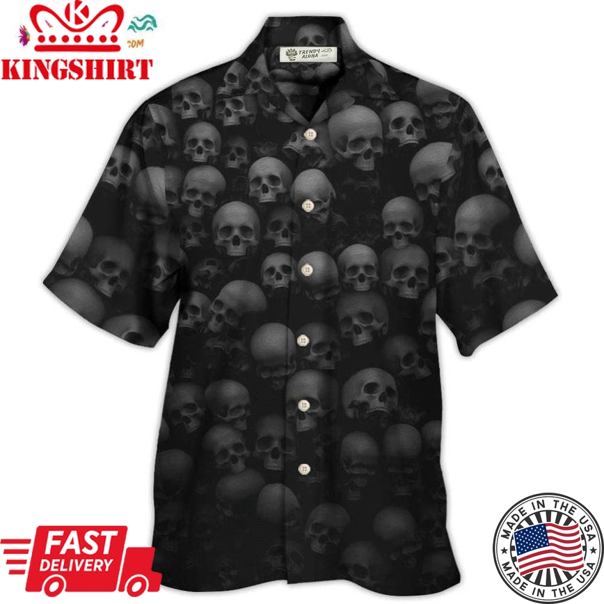 Skull Let Them Go To Hell Hawaiian Shirt