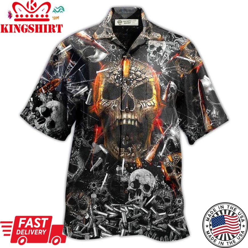 Skull Oh My Skull Hawaiian Shirt