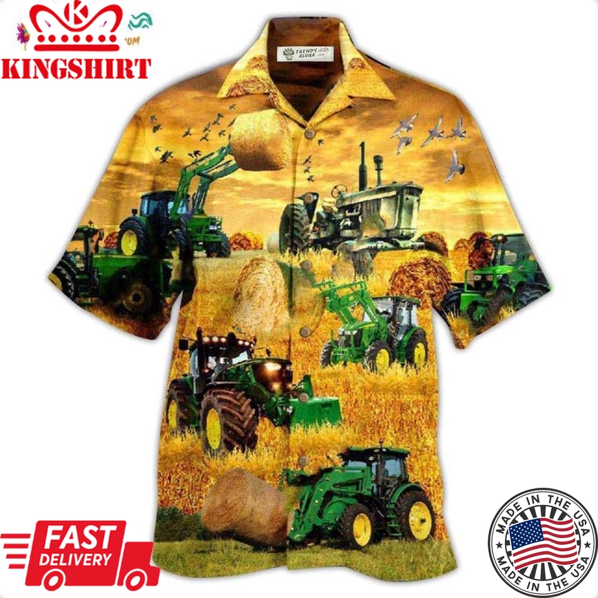 Tractor Better On The Farm Hawaiian Shirt