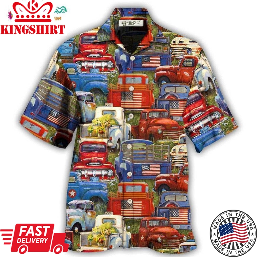 Truck Amazing Packed Trucks Hawaiian Shirt