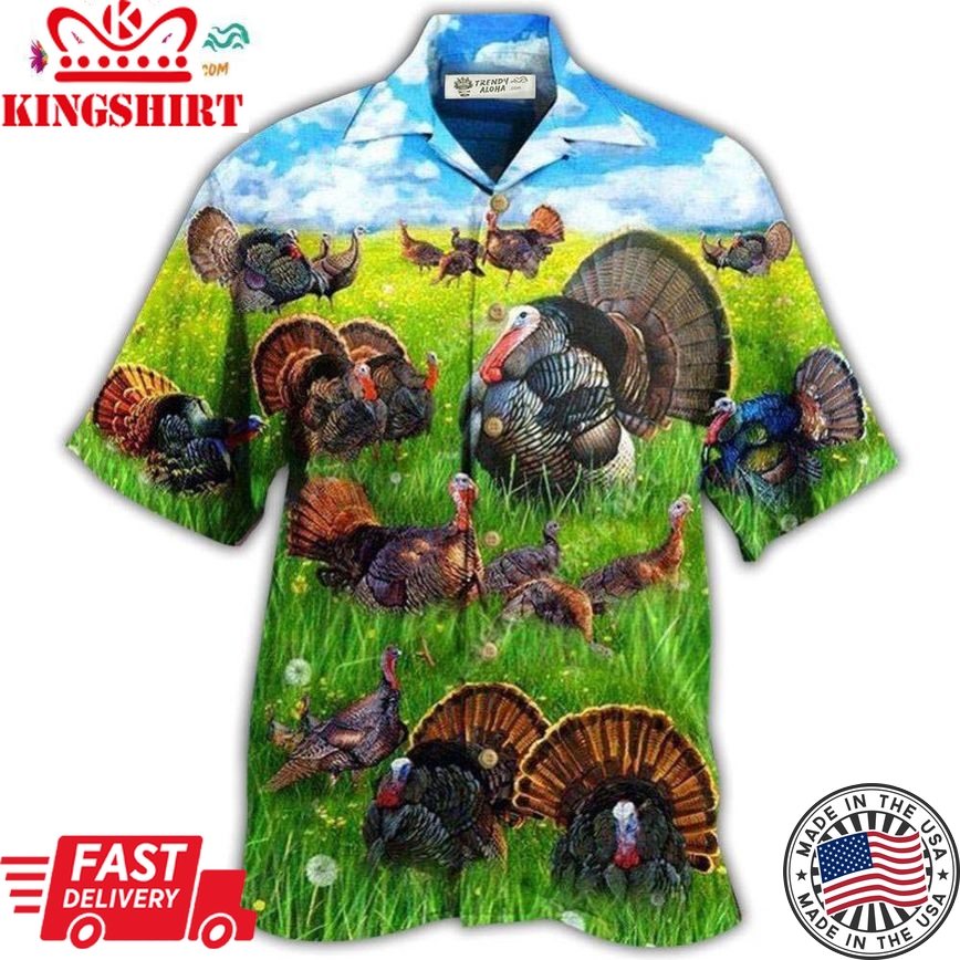 Turkey Animals Life Is Better With A Turkey Hawaiian Shirt