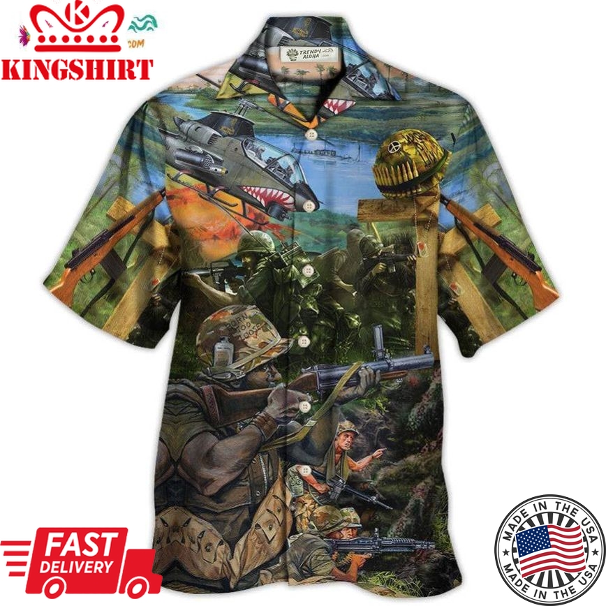 Veteran With Respect Honorand Gratitude With Helicopter Hawaiian Shirt