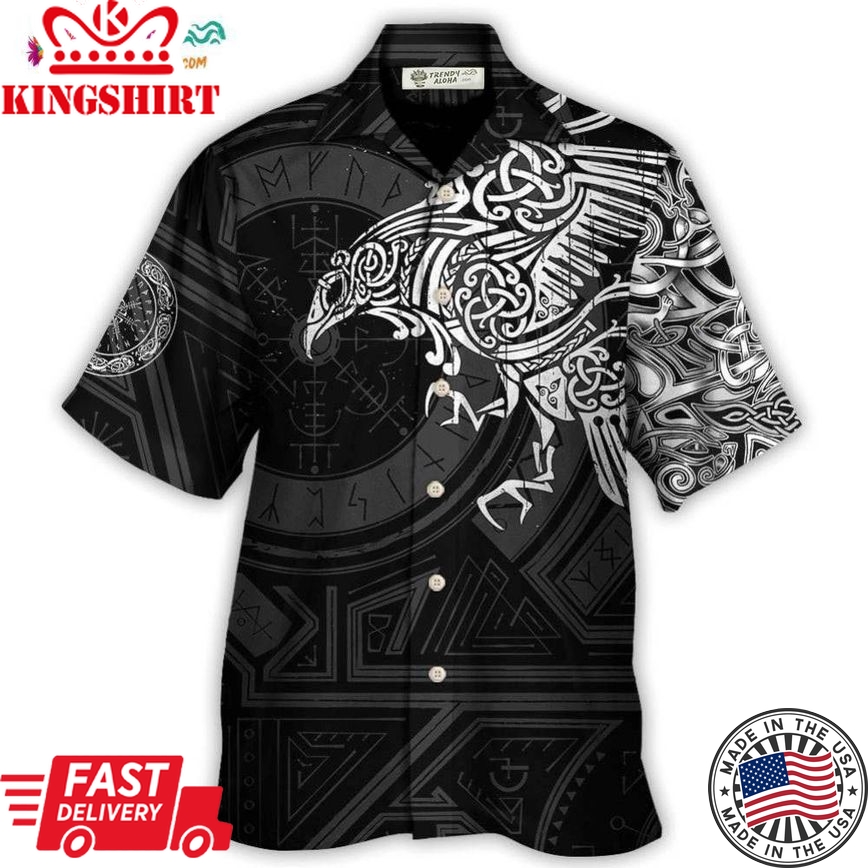 Viking Valhalla The Ravens Hawaiian Shirt