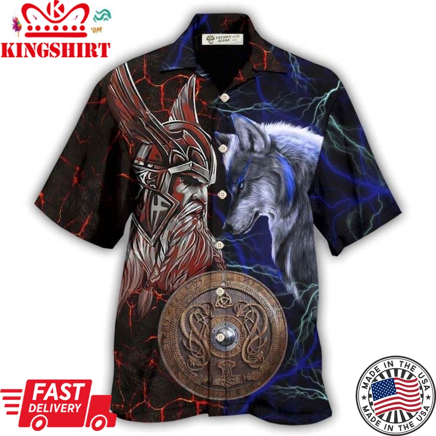 Viking Victory Colorful Life Style Hawaiian Shirt