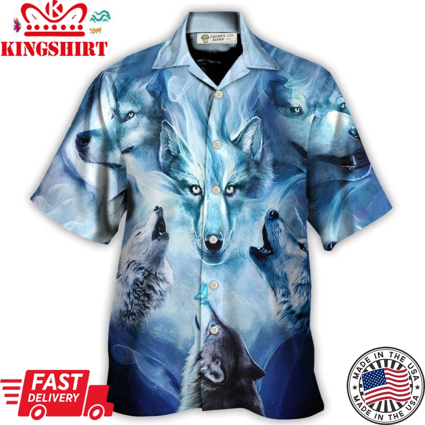 Wolf Fear Makes The Wolf Bigger Than It Is Hawaiian Shirt