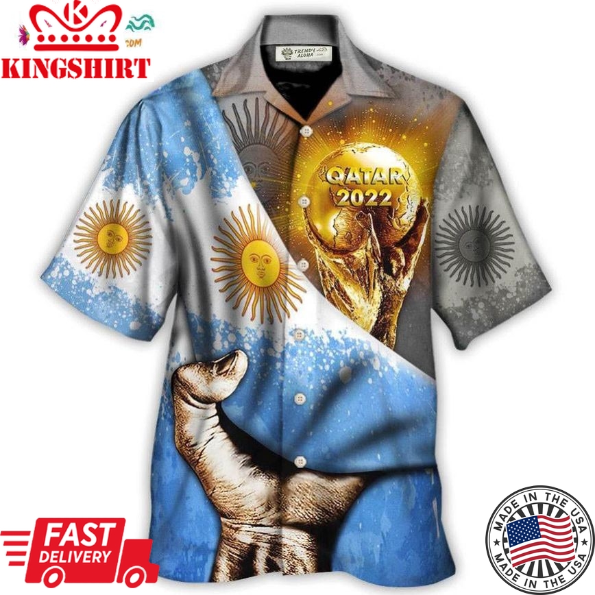 World Cup Qatar 2022 Argentina Will Be The Champion Hawaiian Shirt