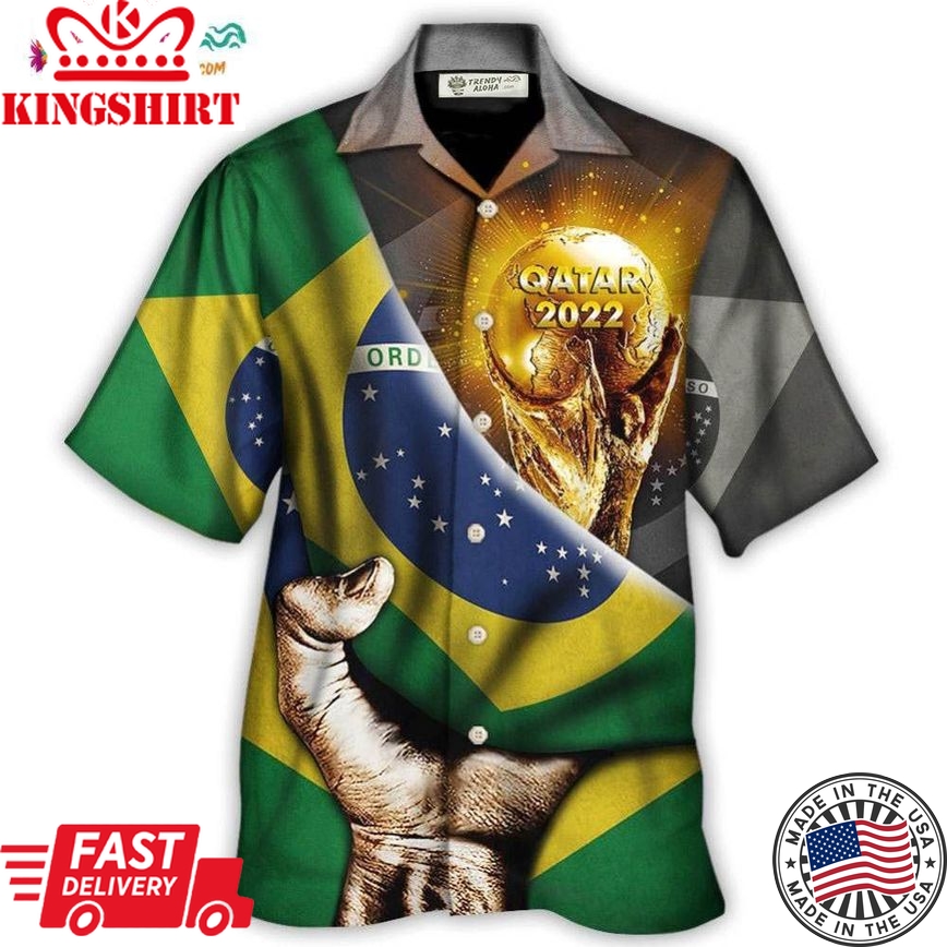 World Cup Qatar 2022 Brazil Will Be The Champion Hawaiian Shirt