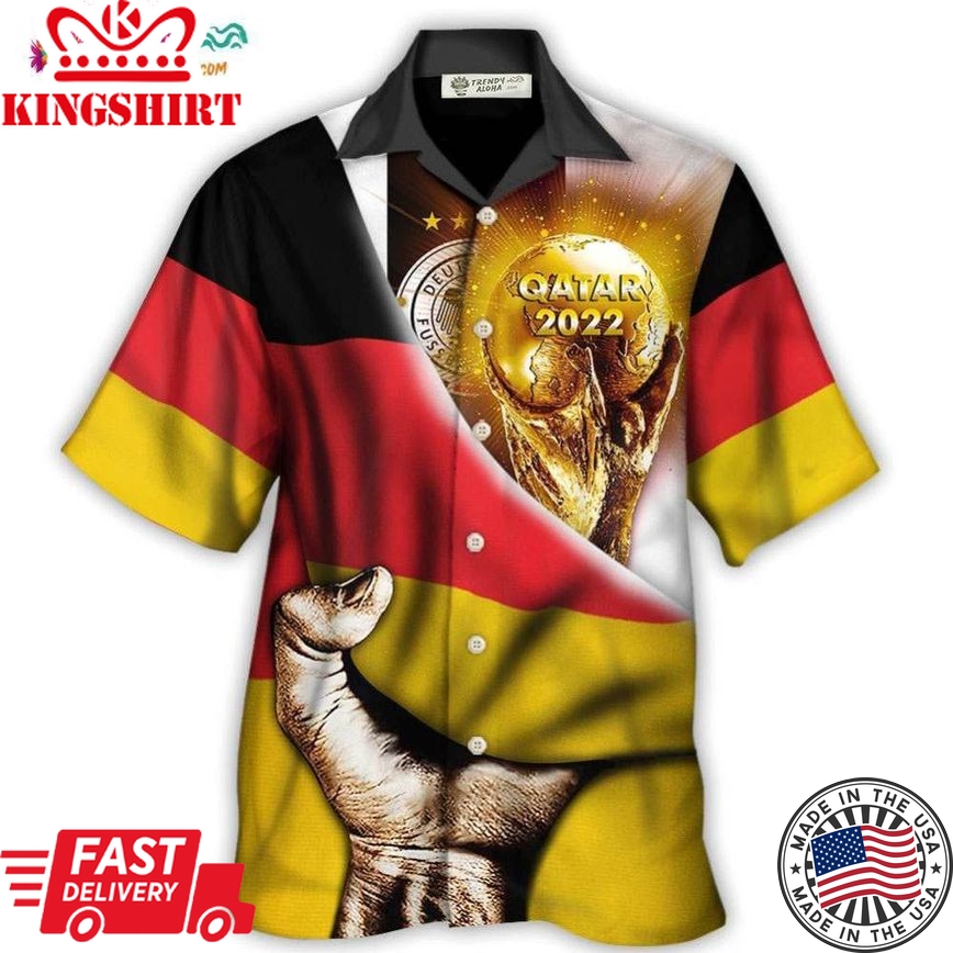 World Cup Qatar 2022 Germany Will Be The Champion Flag Vintage Hawaiian Shirt