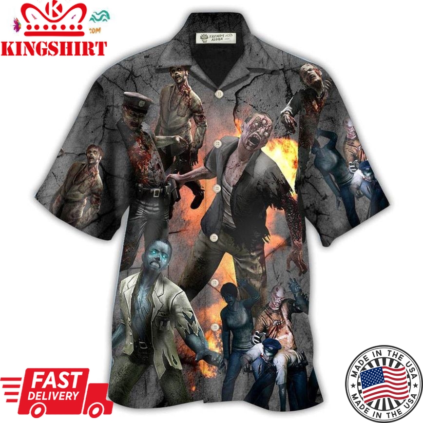 Zombie Apocalypse Hawaiian Shirt