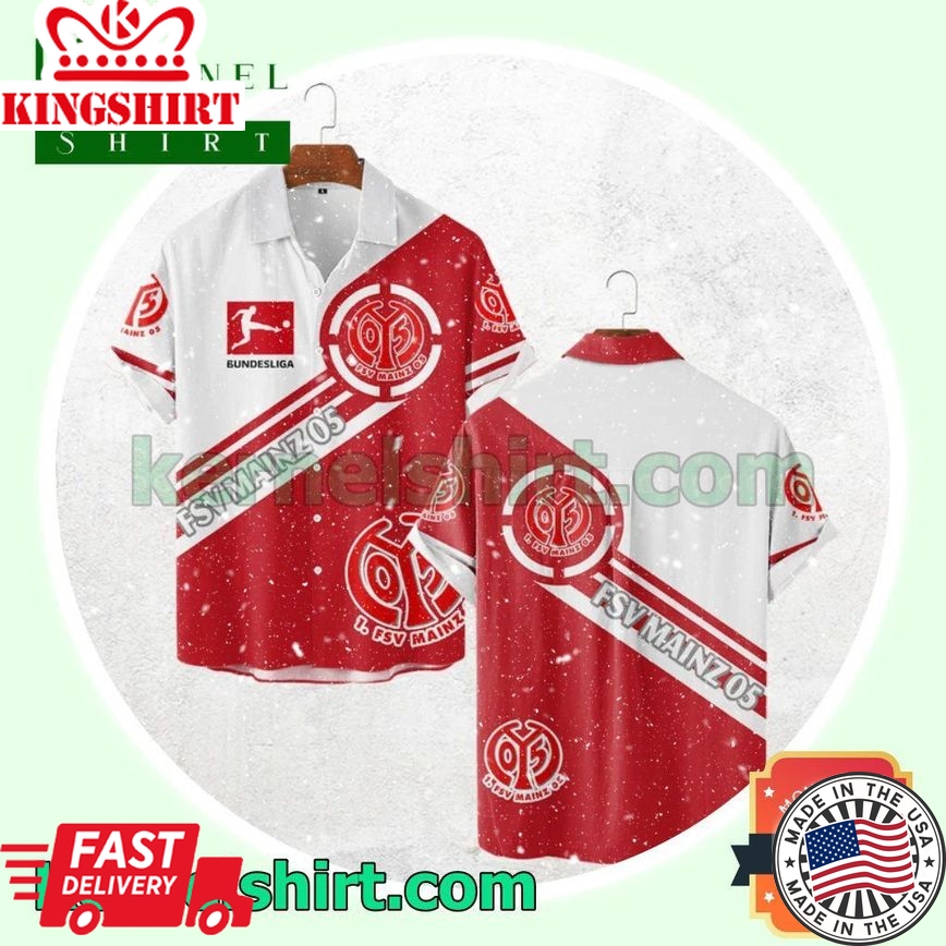 1. Fsv Mainz 05 Bundesliga Trendy Hawaiian Shirt Aloha Shirt