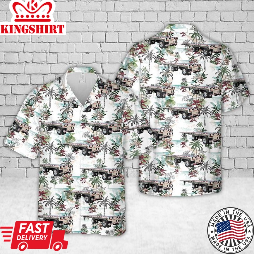 2022 Wilson Flatbed Trailer Aluminum New Trendy Hawaiian Shirt