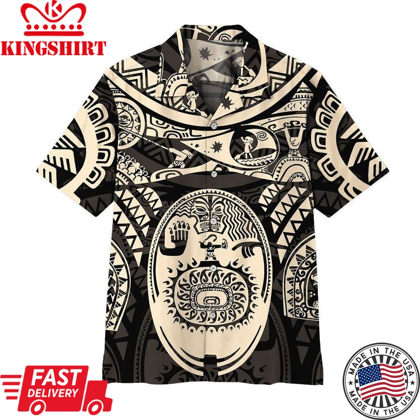 3D A Demigod Of Hawaii Tattoo Hawaiian Shirts