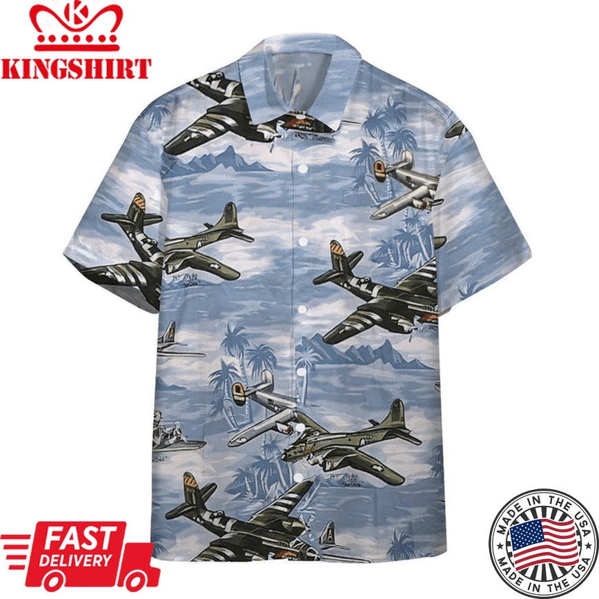 3D Aircrafts Custom Hawaii Shirt, Trendy Hawaiian Shirts For Men Short Sleeve Aloha Beach Shirt