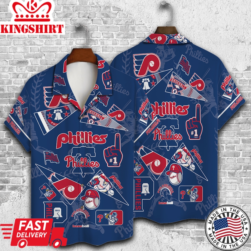 3D Hawaiian Shirt Inspired by Philadelphia Phillies