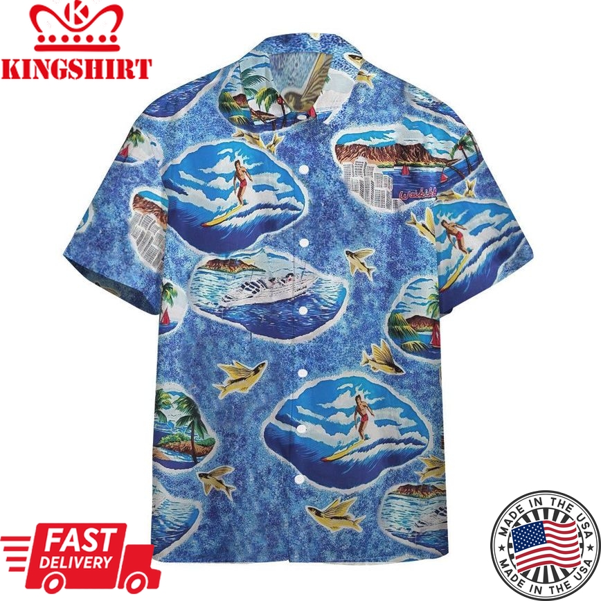 3D Honolulu Goose In Top Gun Custom Hawaiian Shirt