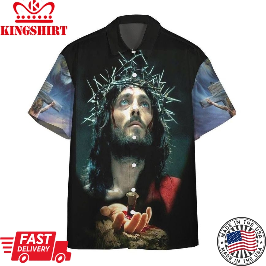 3D Jesus Christ I Believe In God Our Father Custom Short Sleeve Shirts