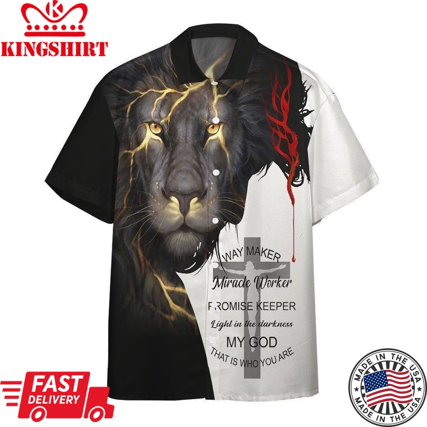 3D Jesus Christ Way Maker Custom Short Sleeve Shirts