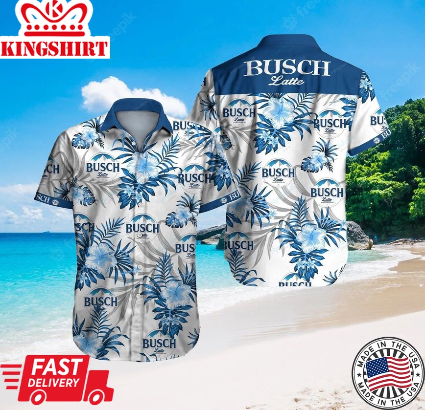 3D Litmus Busch Light Bud Beer Unisex Kids Trendy Hawaiian Shirt