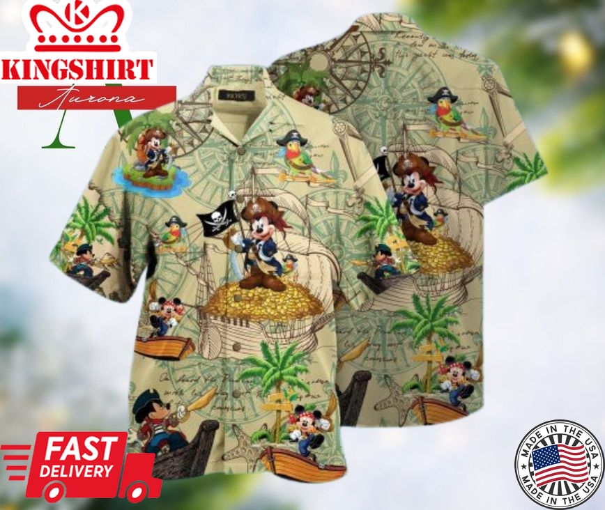 3D Mickey Christmas Gift Merry Xmas Trendy Hawaiian Shirt