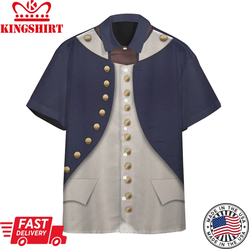 3D Midshipman 1806 Napoleonic Wars British Navy Cosplay Trendy Hawaiian Shirt, Trendy Hawaiian Shirt For Men, Women