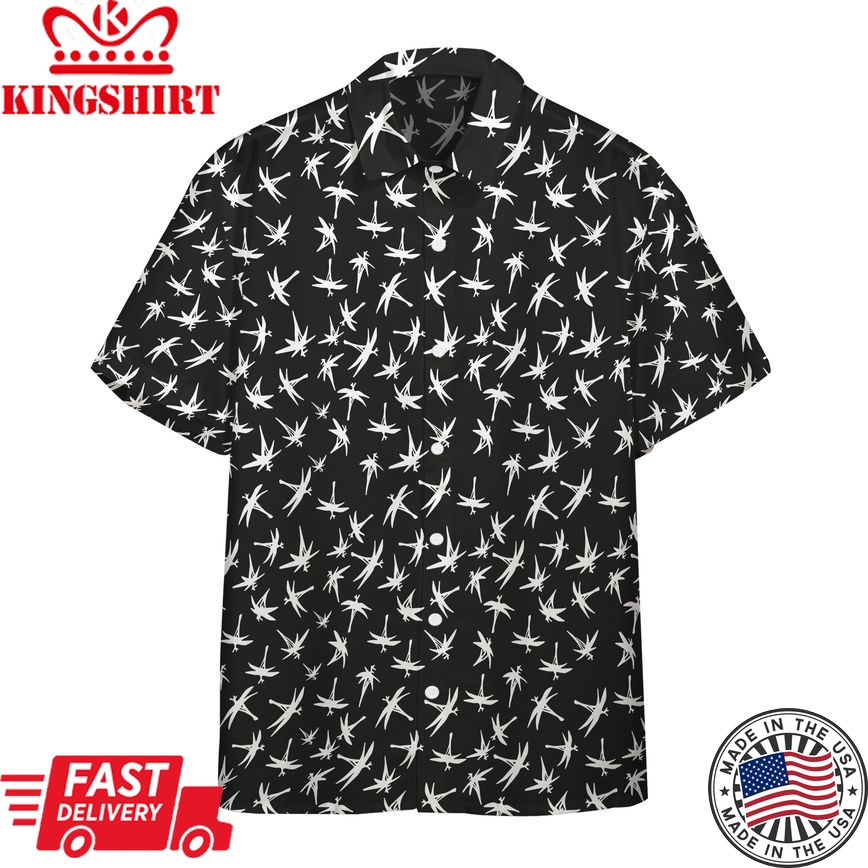 3D Tom Selleck Magnum Pi Midnight Bamboo Black Custom Hawaii Shirt