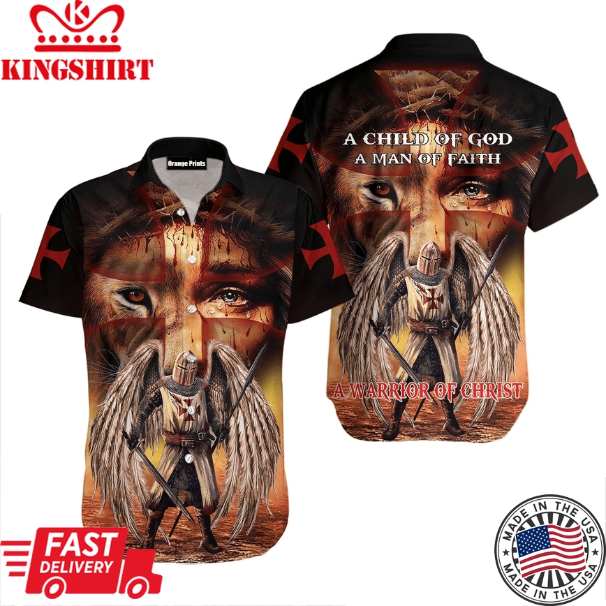 A Warrior Of Christ Knight Trendy Hawaiian Shirt