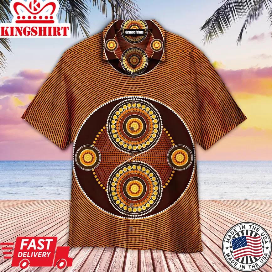 Aboriginal Trendy Hawaiian Shirt