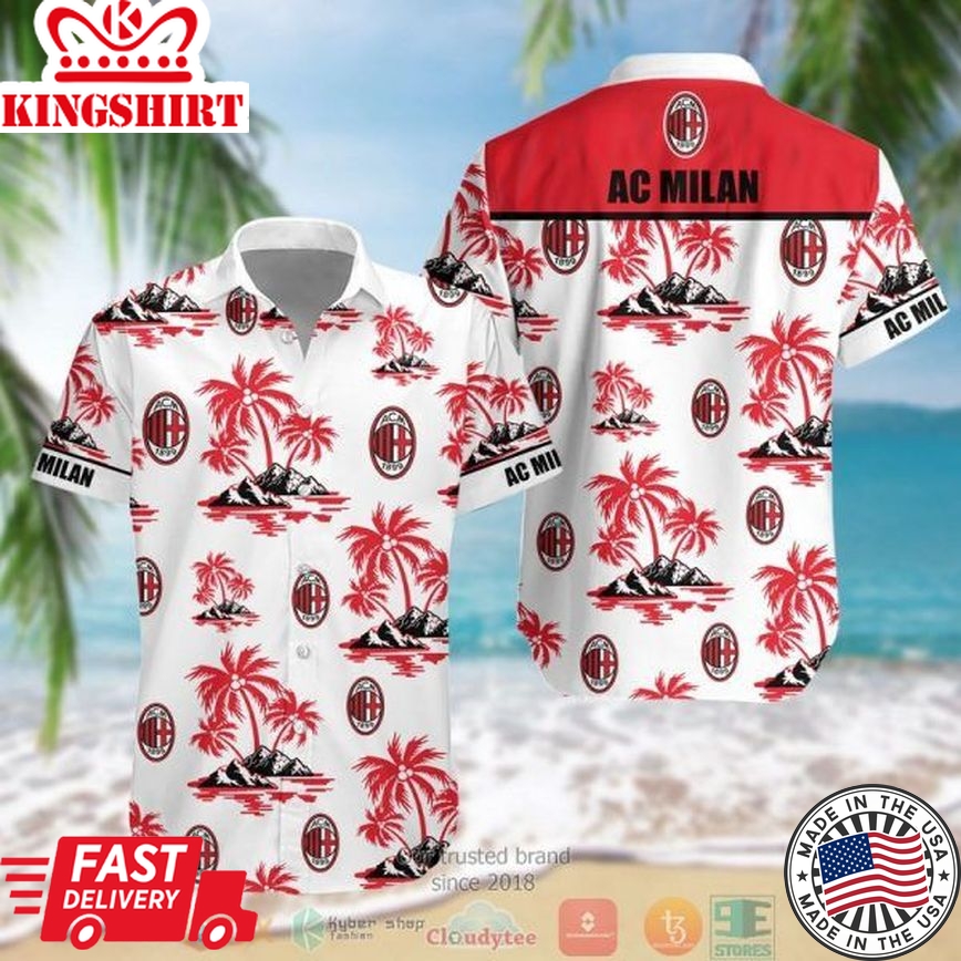 Ac Milan Coconut Island Trendy Hawaiian Shirt Aloha Shirt