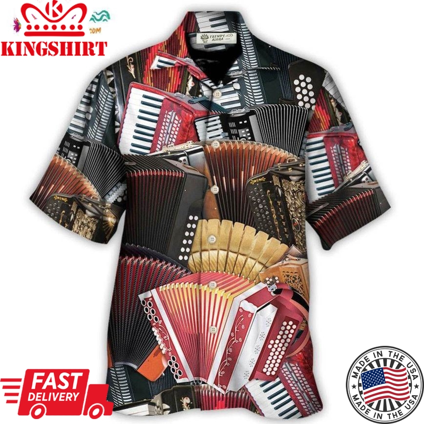 Accordion A Gentleman Is Someone Who Can Play The Accordion Hawaiian Shirt