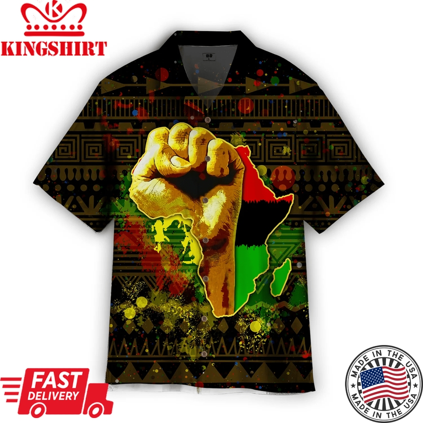 Africa Black Power Trendy Hawaiian Shirt