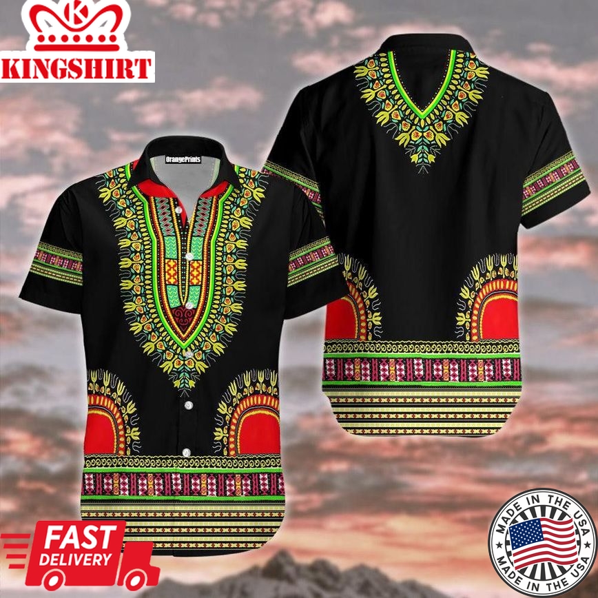 African Dashiki Trendy Hawaiian Shirt