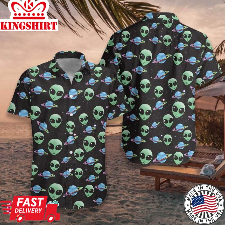 Alien Planet Hawaiian Shirt