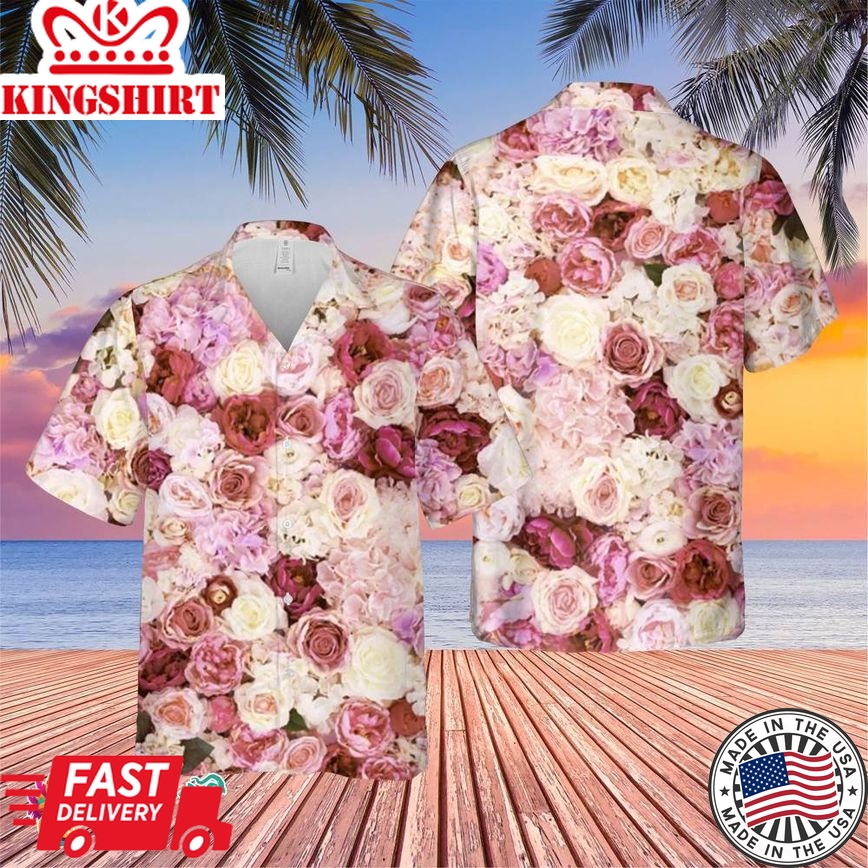 Aloha Flower Trending Hawaiian Shirt, Summer Vacation Hawaiian Shirt