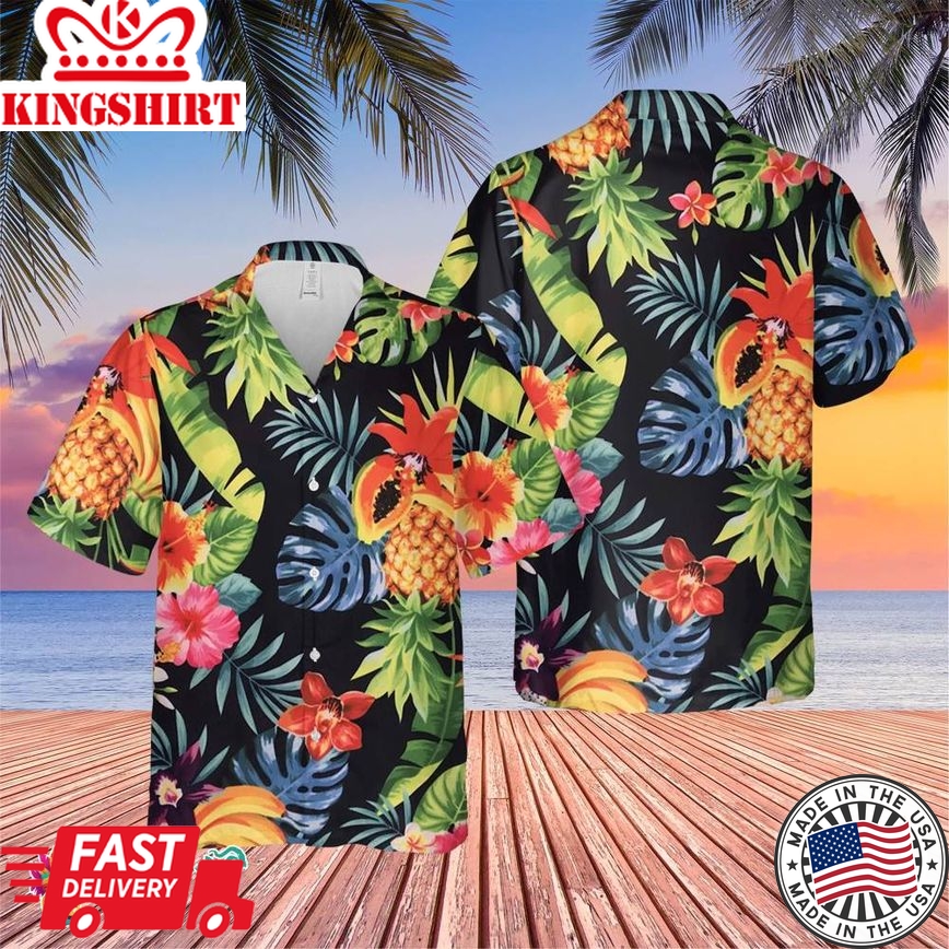 Aloha Fruit Trending Hawaiian Shirt, Summer Vacation Hawaiian Shirt