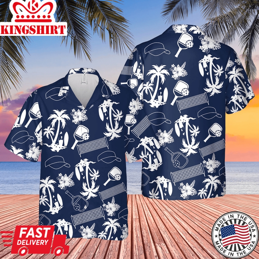 Aloha Pickleball Beach Trendy Hawaiian Shirt