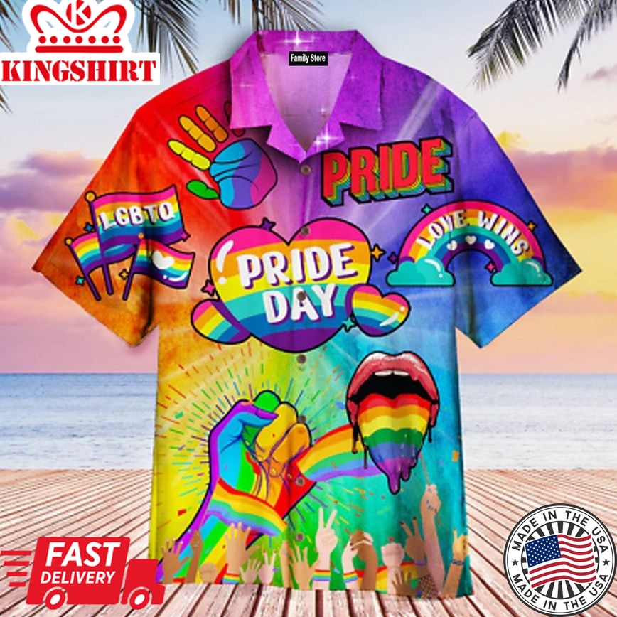 Aloha to Diversity: LGBT Love Hawaiian Shirt