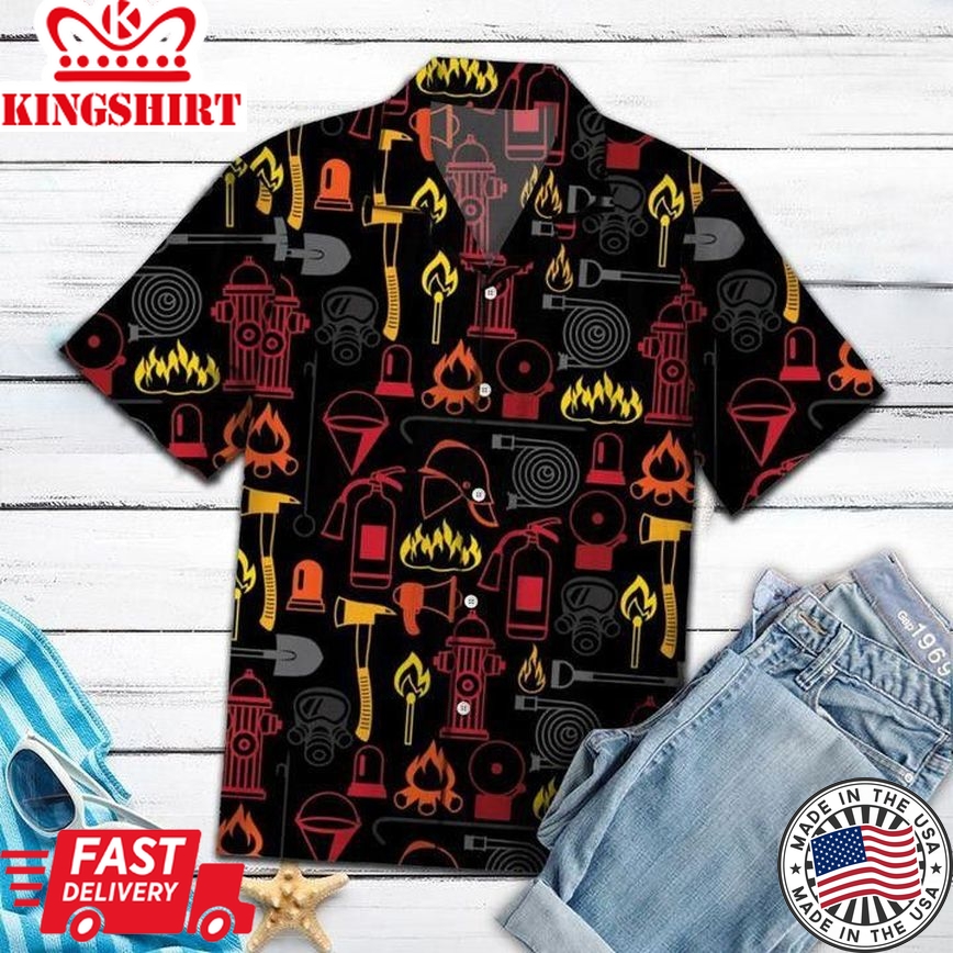 Amazing Firefighter Trendy Hawaiian Shirt