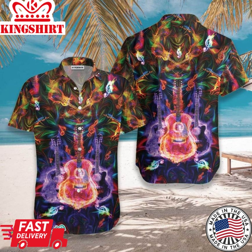 Amazing Guitar For Life Hawaiian Shirt