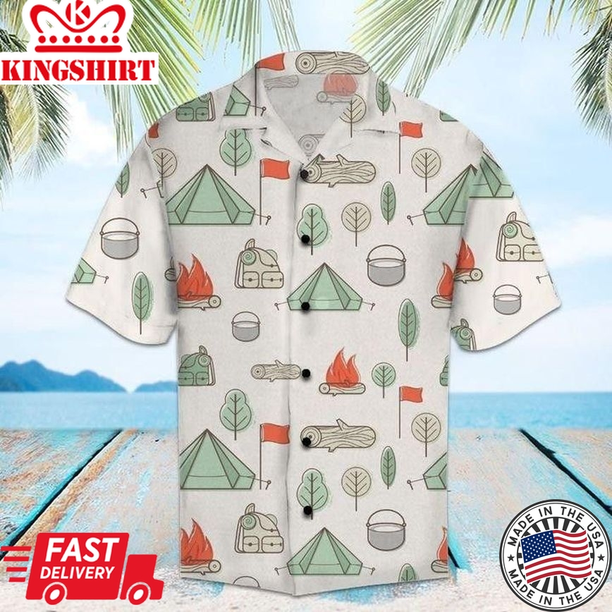 Amazing Hiking Trendy Hawaiian Shirt