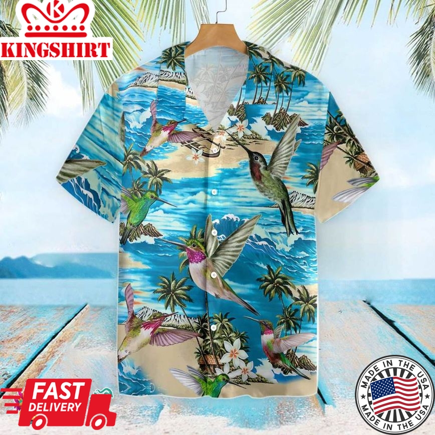 Amazing Hummingbird 2 Hawaiian Shirt