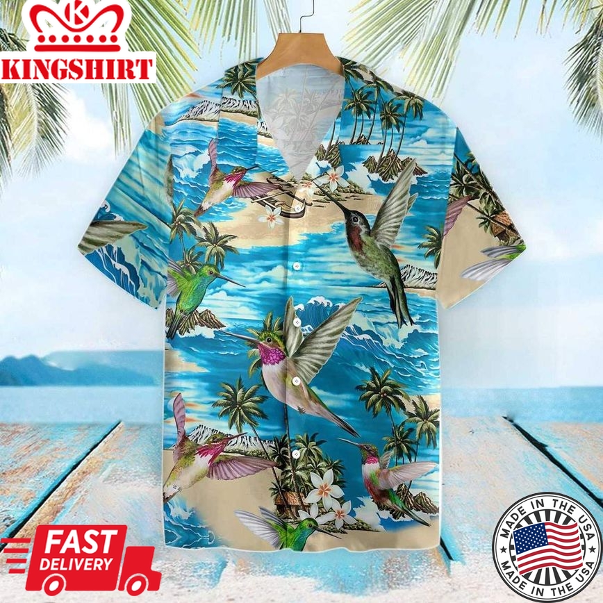 Amazing Hummingbird Trendy Hawaiian Shirt