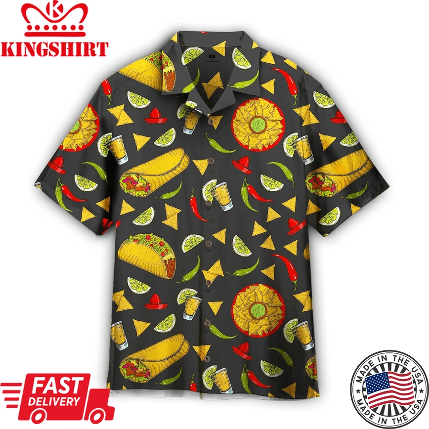 Amazing Mexican Food Trendy Hawaiian Shirt