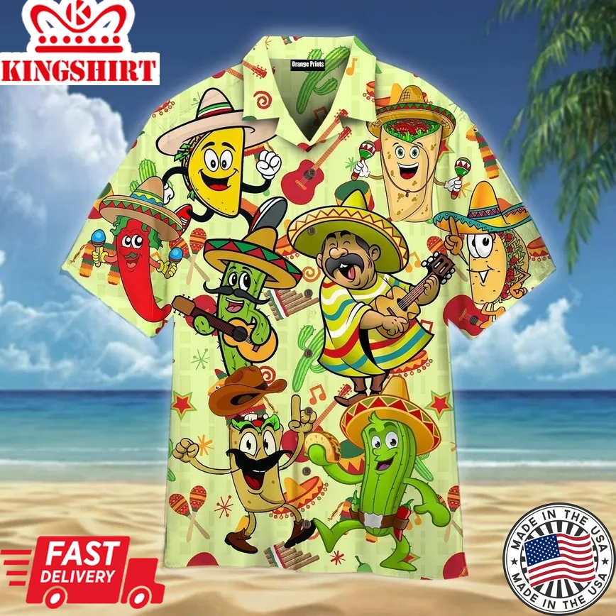 Amazing Mexican Food Trendy Hawaiian Shirt For