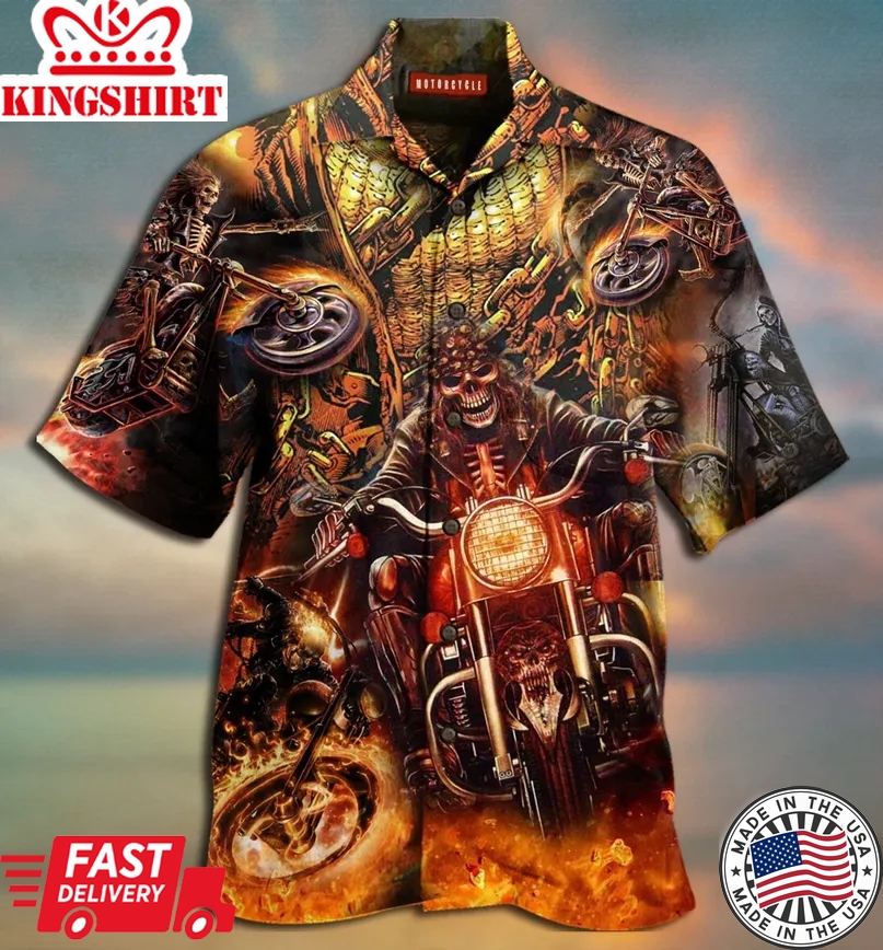 Amazing Motorcycle Racing Trendy Hawaiian Shirt