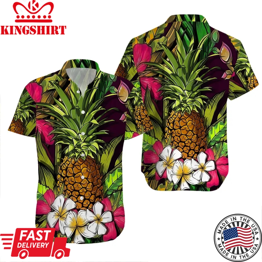 Amazing Pineapple Trendy Hawaiian Shirt