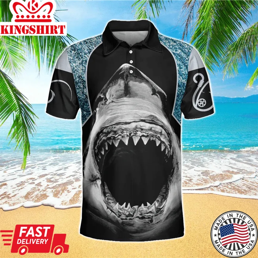 Amazing Shark Trendy Hawaiian Shirt, Perfect Trendy Hawaiian Shirt For Shark Lover