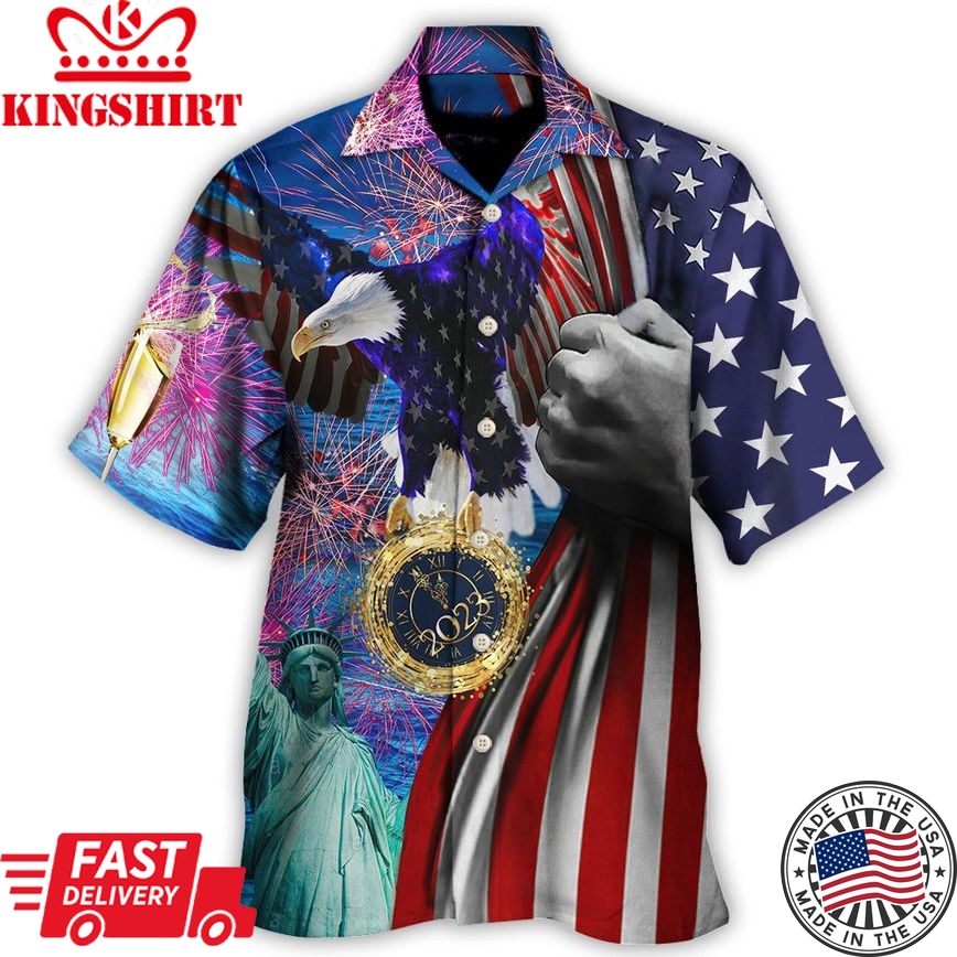 America 2023 New Year America Hawaiian Shirt