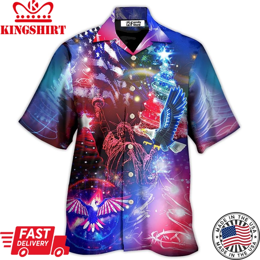 America Christmas Merry Everything Happy Always Hawaiian Shirt